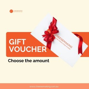 Cheesemaking gift voucher $