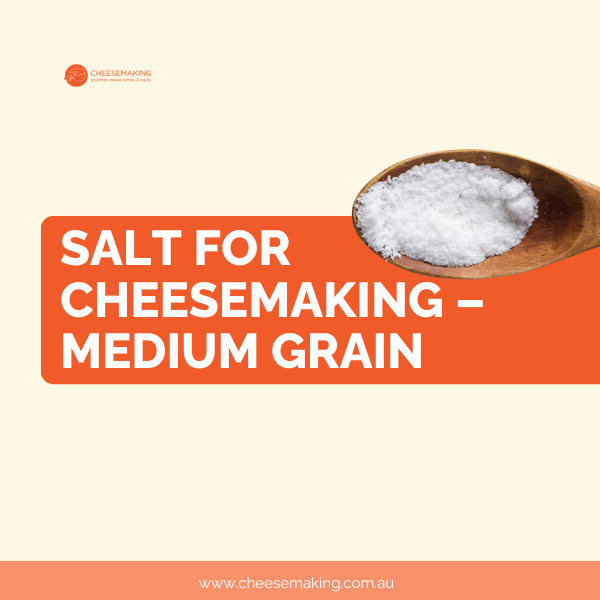 Salt for Cheesemaking - Medium Grain