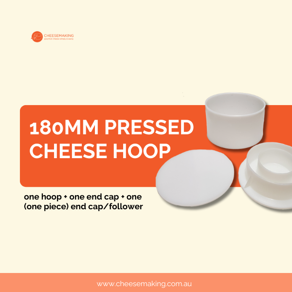 180mm PRESSED CHEESE HOOP