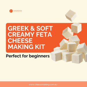 GREEK & SOFT CREAMY FETA CHEESE MAKING KIT