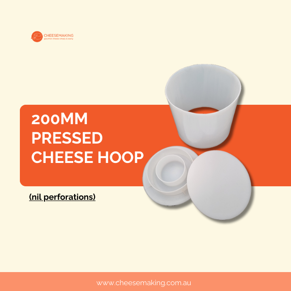 200mm Pressed Cheese Hoop