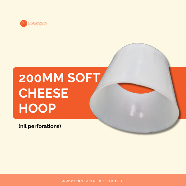 200mm Soft Cheese Hoop