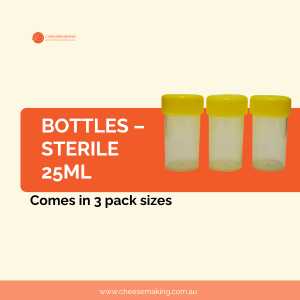 Bottles - sterile 25mL