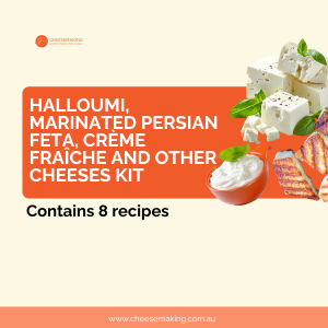 MAKE HALLOUMI, MARINATED PERSIAN FETA, CRÈME FRAÎCHE AND OTHER CHEESES KIT